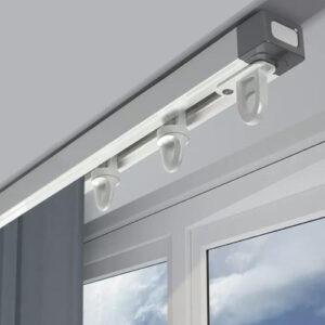 MALMO Extendible Ceiling or Wall Mounted Curtain Track